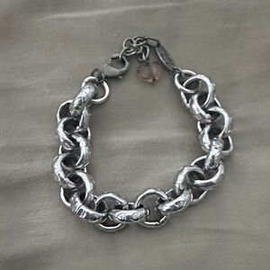 Sabika Silver Chain Bracelet